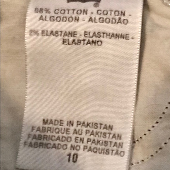 Levi Black Womens Jeans Juniors Size 10 - Picture 4 of 4